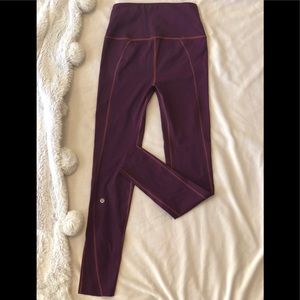 Lululemon purple leggings